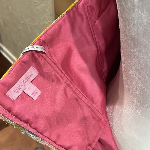 Lilly Pulitzer Bibi multicolored boule strapless dress, size 2! - Picture 9 of 12